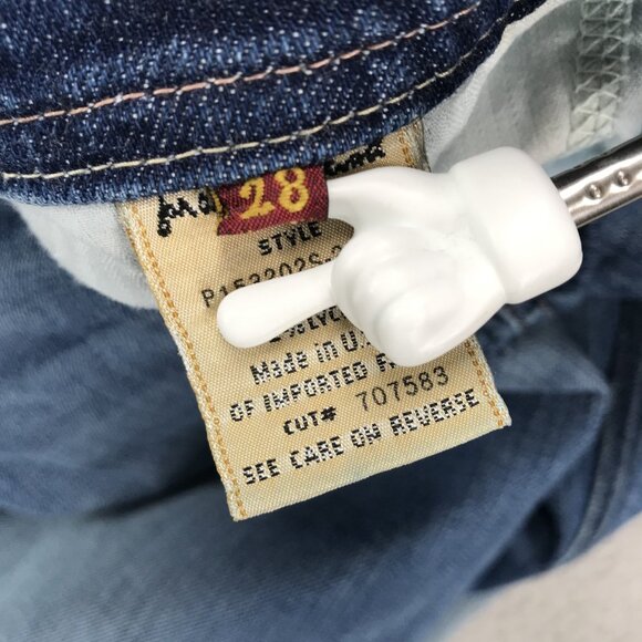 7FAM Jeans Womens Size 28 Boot Cut Low Rise Ribbon Back Pocket Faded Wash Denim - Picture 10 of 16